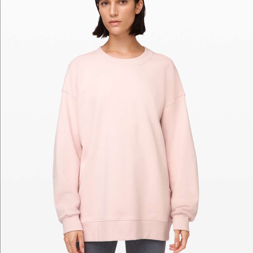 LULULEMON Perfectly Oversized Crew 12 Pink